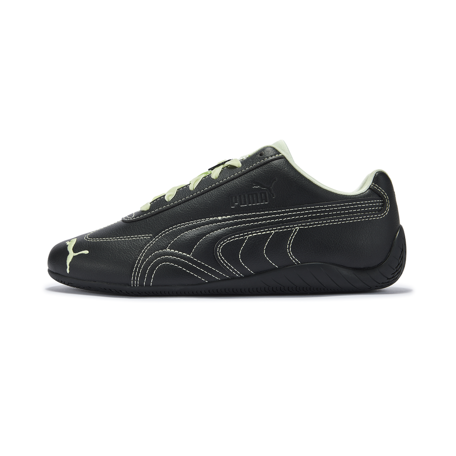 プーマ スピードキャット The Powerpuff Girls × Puma Women's Speedcat "PUMA Black/Green Illusion" 408101-01