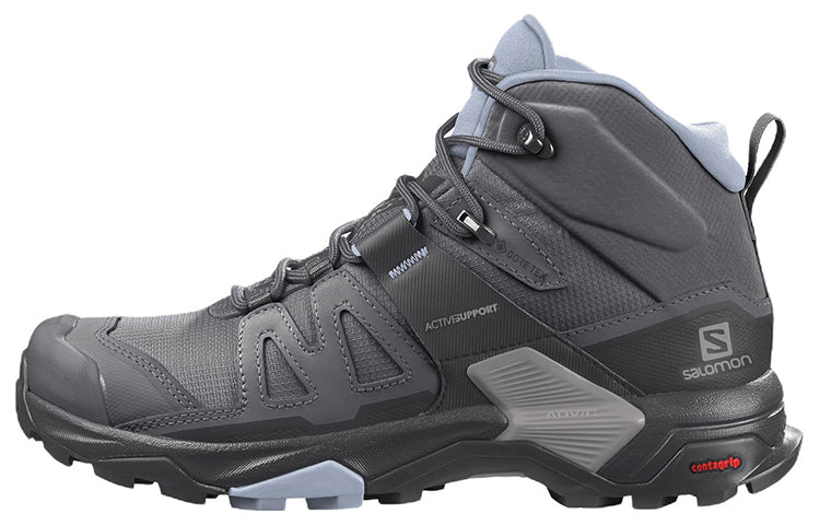 サロモン X ウルトラ Salomon Women's X Ultra 4 Mid GORE-TEX "Magnet/Black/Zen Blue" L41625000
