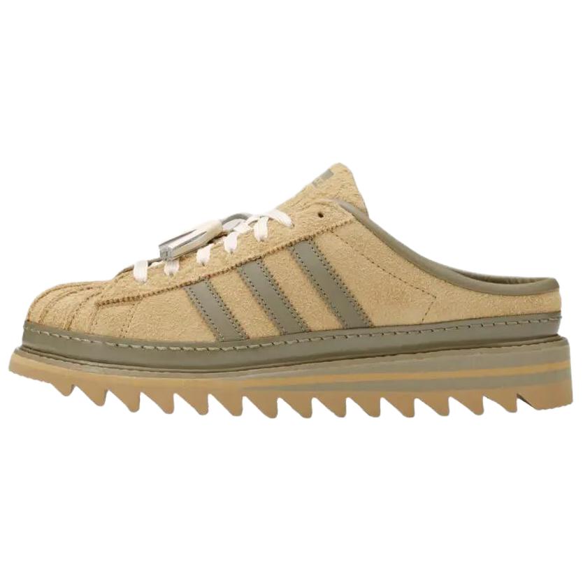 アディダス CLOT × adidas Sawtooth Mule by Edison Chen "Cardboard/Worn White" KJ0275