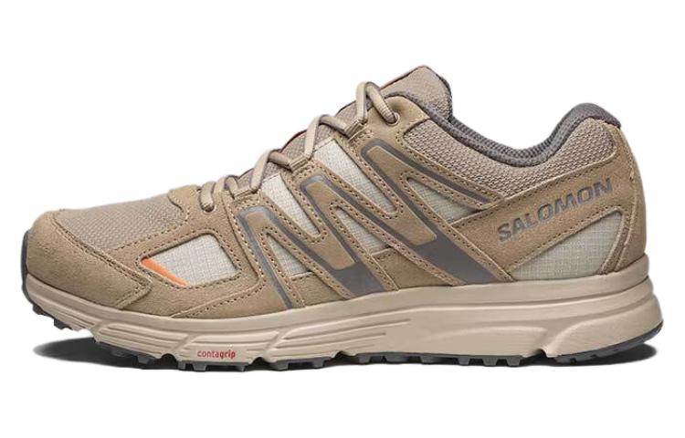 サロモン Salomon X-Mission 4 Suede "Cement/Natural/Plum Kitten" L47437800