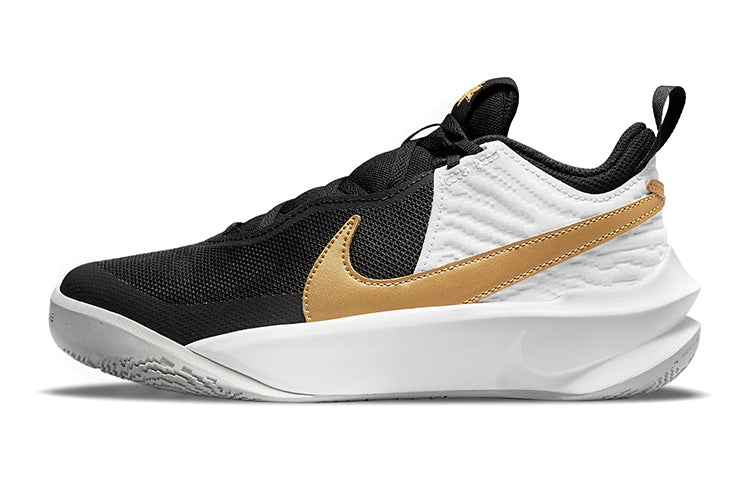 ナイキ Nike GS Team Hustle D10 "Black/White/Photon Dust/Metallic Gold" CW6735-002