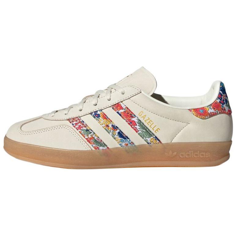 アディダス ガゼル Liberty London × adidas Women's Gazelle Indoor "Off White/Gold Metallic/Gum" JH7370