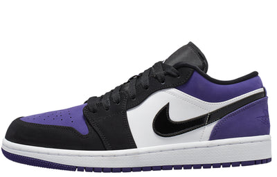 エアジョーダン1 Nike Air Jordan 1 Retro Low "White/Black/Court Purple" 553558-125