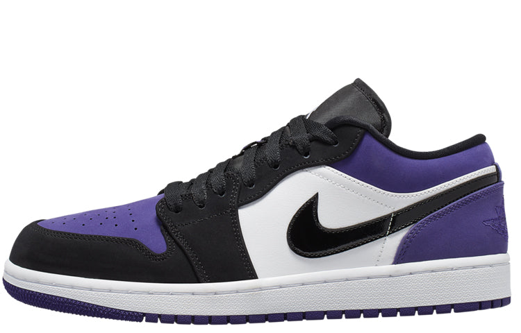 エアジョーダン1 Nike Air Jordan 1 Retro Low "White/Black/Court Purple" 553558-125