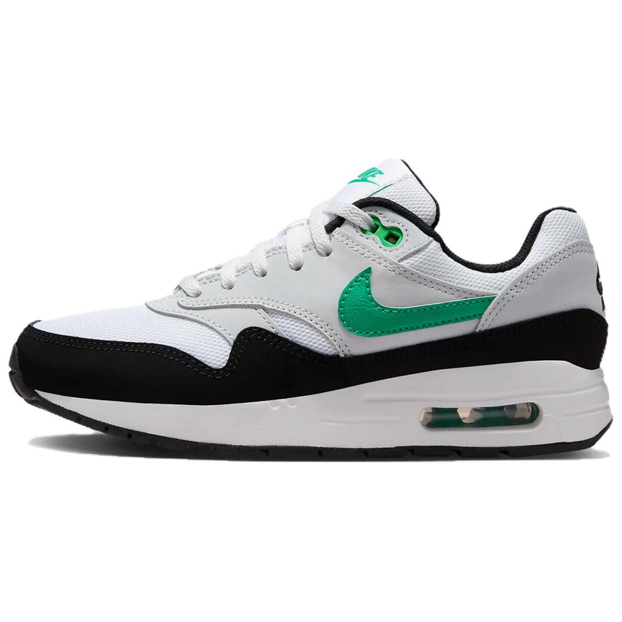 ナイキ エアマックス1 Nike GS Air Max 1 "White/Pure Platinum/Black/Stadium Green" DZ3307-108