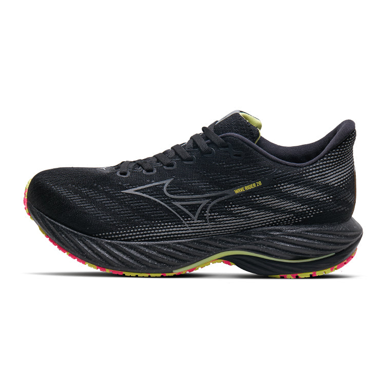 ミズノ ウエーブライダー Mizuno Wave Rider 28 "Black/Silver/Pink" J1GC246301