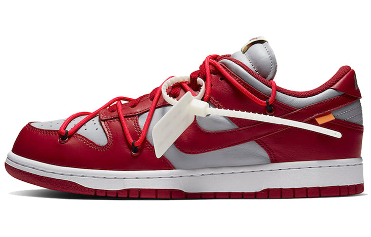 ナイキ ダンク Off-White × Nike Dunk Low "University Red/Wolf Grey" CT0856-600