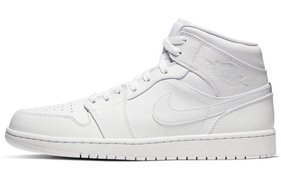 エアジョーダン1 Nike Air Jordan 1 Mid "Triple White" (2020) 554724-126