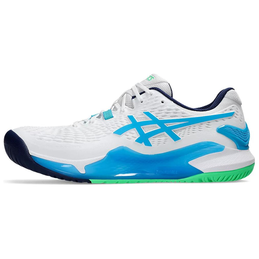 アシックス Asics Gel-Resolution 9 "White/Digital Aqua" 1041A330-103