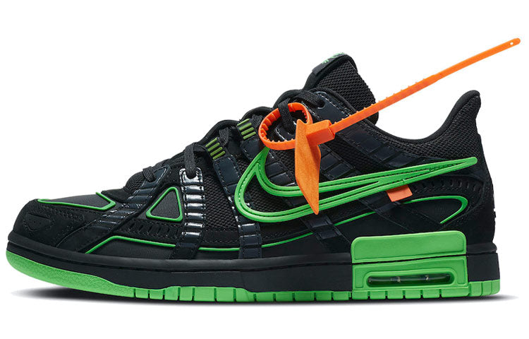 ナイキ ダンク Off-White × Nike Air Rubber Dunk "Black/Green Strike" CU6015-001