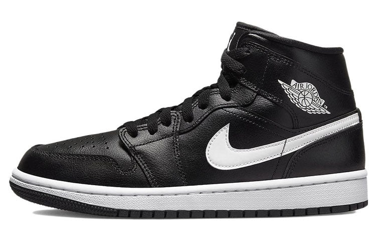 エアジョーダン1 Nike Women's Air Jordan 1 Mid "Black/White" DV0991-001