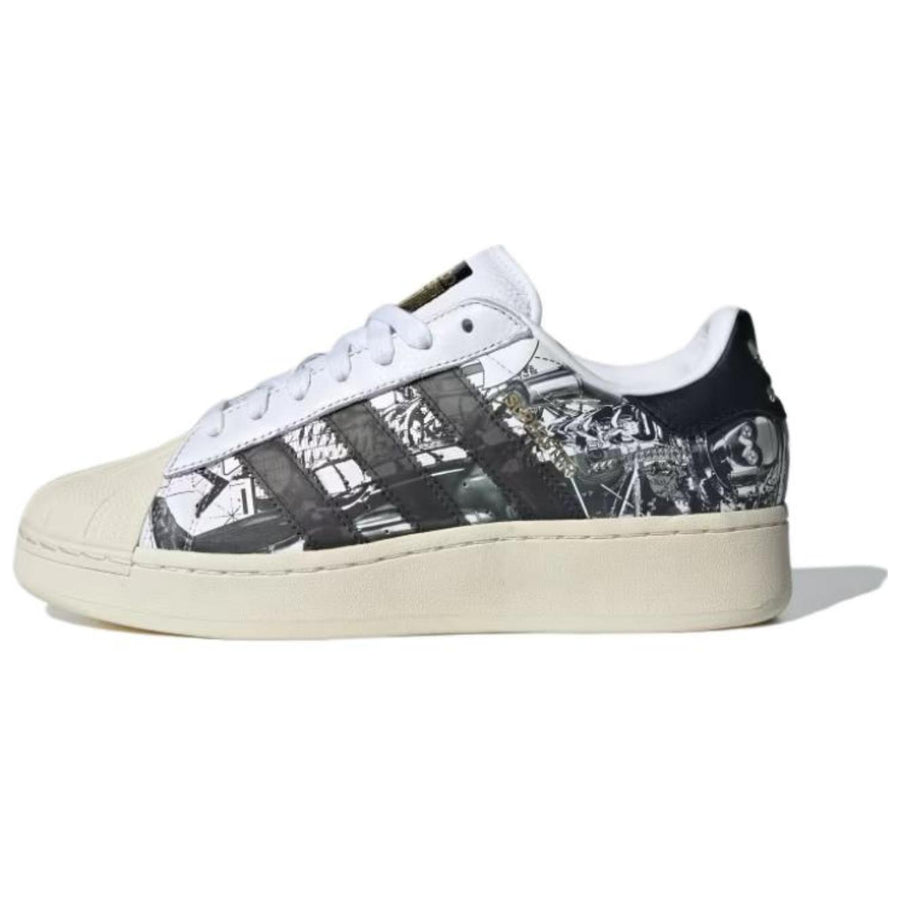 アディダス スーパースター STAR WARS × Nanzuka × adidas Superstar XLG "Cloud White/Core Black/Gold Metallic" IF9249