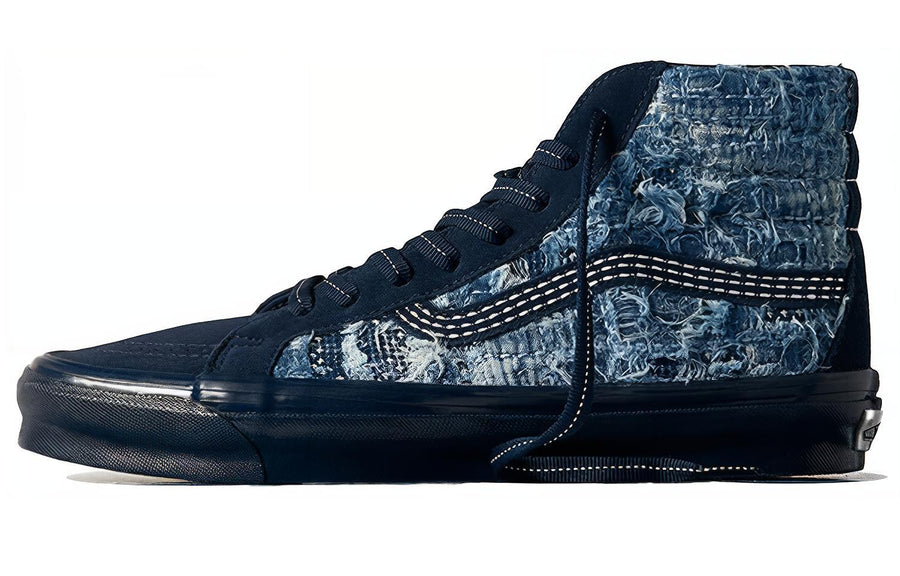 ヴァンズ スケートハイ Vans Vault Sk8-Hi FDMTL "Indigo/Distressed" (2021) VN0A4BVB5WP