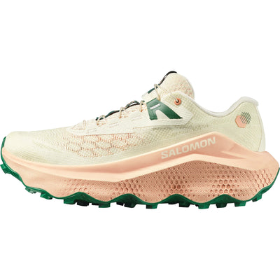 サロモン Salomon Women's Ultra Glide 4 "Transparent Yellow/Almond Cream/Green Jacket" L49149400