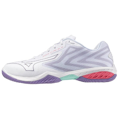 ミズノ Mizuno Wave Claw EL 2 Fit "White/Purple/Pink" 71GA258268