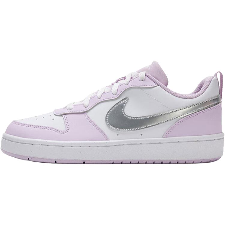 ナイキ Nike GS Court Borough Low Recraft SE "Doll/White/Metallic Silver" IH0407-530