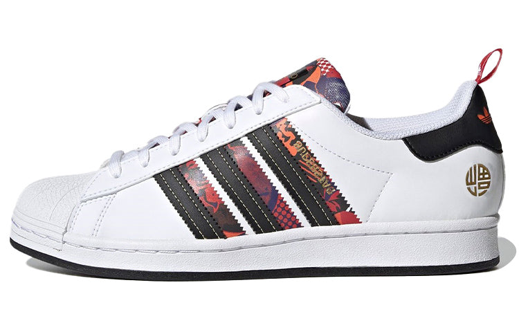 アディダス スーパースター adidas Superstar Chinese New Year "Cloud White/Core Black-Scarlet"(2021) Q47184