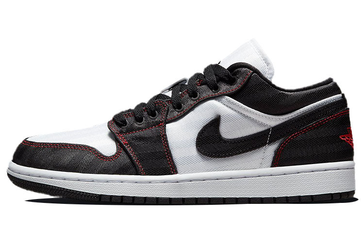エアジョーダン1 Nike Women's Air Jordan 1 Low SE UTL "Black/White/Gym Red" DD9337-106