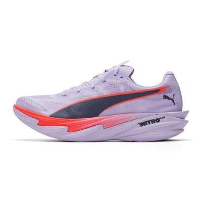 プーマ ディヴィエイト ニトロ Puma Deviate Nitro Elite 4 "Light Lavender/Ultra Red/Inky Depths" 312127-08