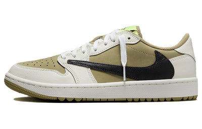 エアジョーダン1 Travis Scott × Nike Air Jordan 1 Low Golf NRG "Neutral Olive" FZ3124-200