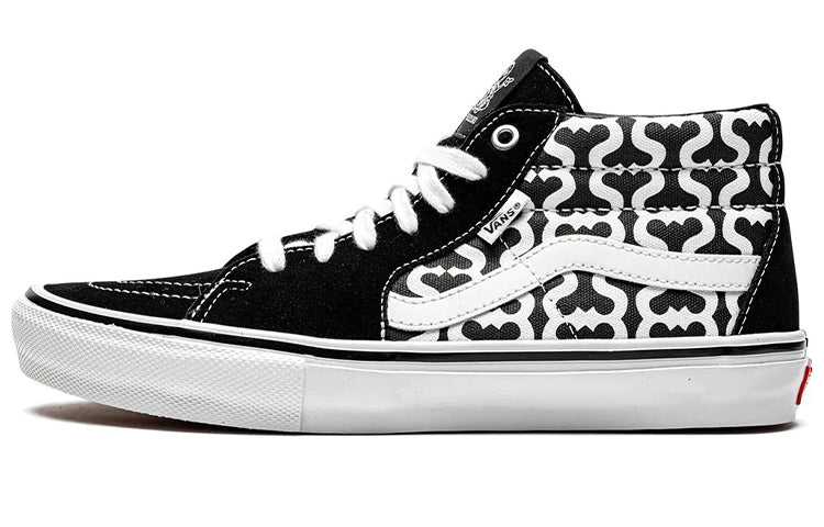 ヴァンズ Supreme × Vans Monogram S Logo Skate Grosso Mid "Black" VN0A5KS15XH