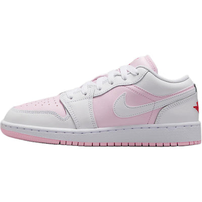 エアジョーダン1 Nike GS Air Jordan 1 Low "Pink Foam/Fire Red/White" 553560-608