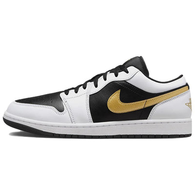 エアジョーダン1 Nike Air Jordan 1 Low "White/Metallic Gold/Black" 553558-172