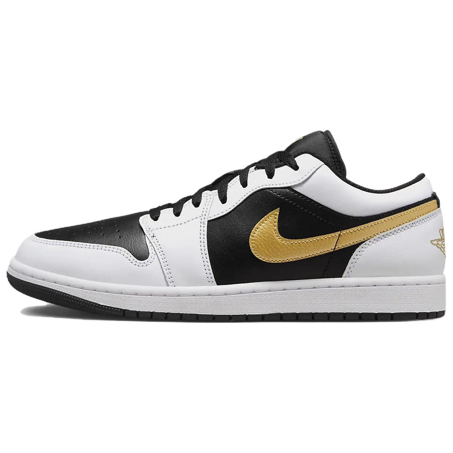 エアジョーダン1 Nike Air Jordan 1 Low "White/Metallic Gold/Black" 553558-172