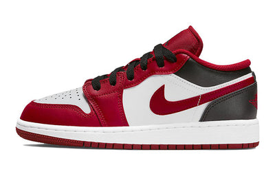 エアジョーダン1 Nike GS Air Jordan 1 Low "White/Gym Red/Black" 553560-163