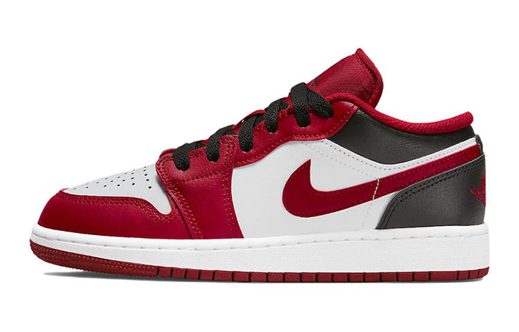 エアジョーダン1 Nike GS Air Jordan 1 Low "White/Gym Red/Black" 553560-163