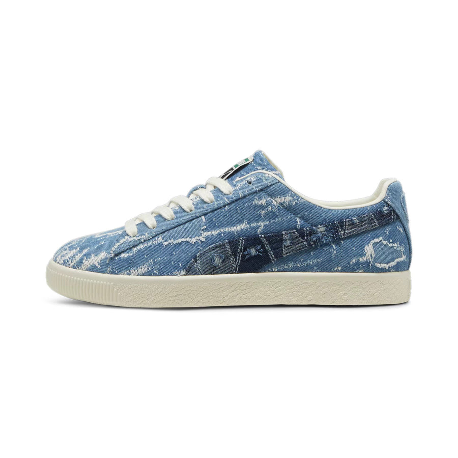 プーマ Puma Clyde "Frosted Ivory/Faded Denim" 399655-01