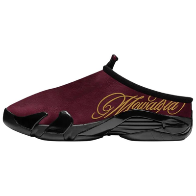 エアジョーダン14 Mowalola × Nike Air Jordan 14 Mule "Black/Metallic Silver/Burnt Red" IR0908-001