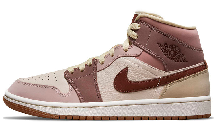エアジョーダン1 Nike Women's Air Jordan 1 Mid SE "Dark Pony Smoky Mauve" DO7440-821