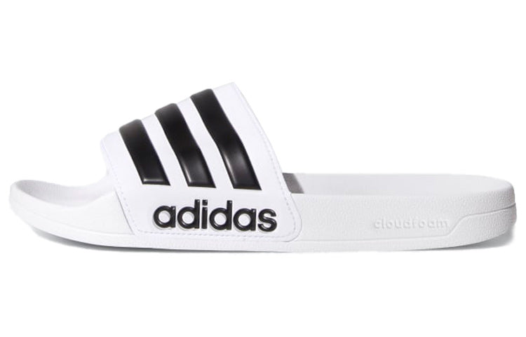アディダス adidas Adilette Cloudfoam Slides "Cloud White/Core Black/Cloud White" AQ1702