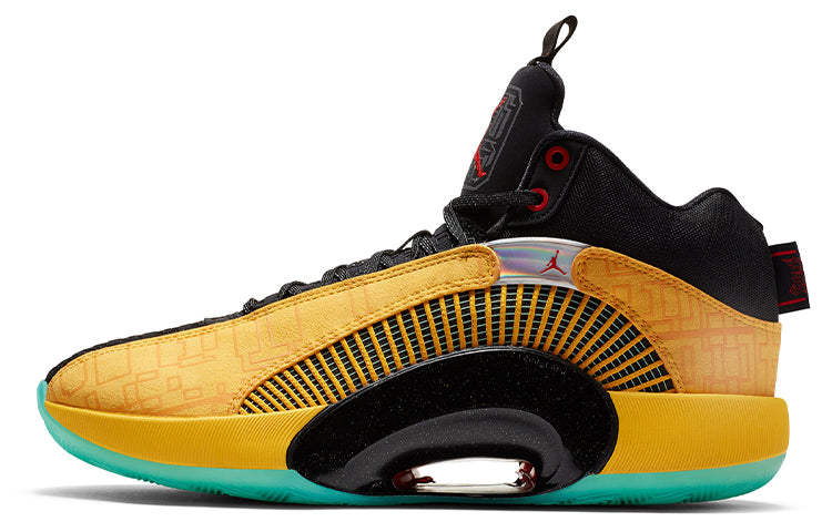 ジョーダン Nike Women's Air Jordan XXXV Dynasties "Gold/Black Red Emerald" DD3044-700