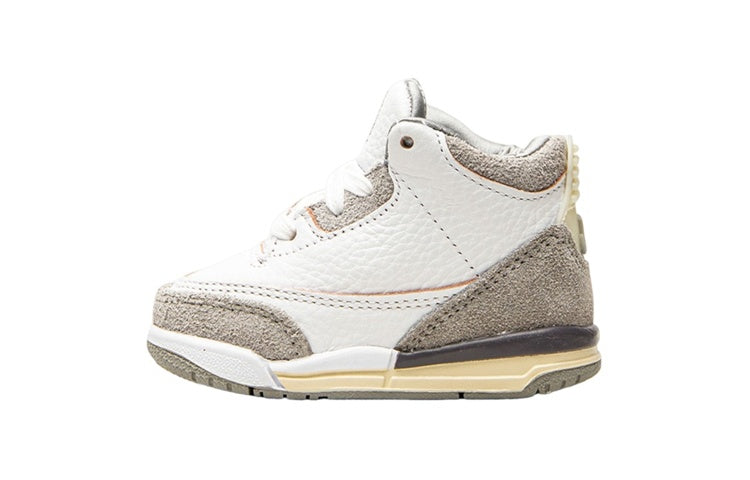 エアジョーダン3 A Ma Maniere × Nike TD Air Jordan 3 Retro SP "White/Medium Grey Violet Ore" DJ0719-110