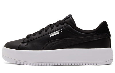プーマ Puma Women's Lily Platform Leather "Puma Black/Puma Black/Puma White" 384617-02