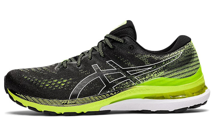アシックス ゲルカヤノ28 Asics Gel-Kayano 28 "Black Hazard/Green" 1011B189-004