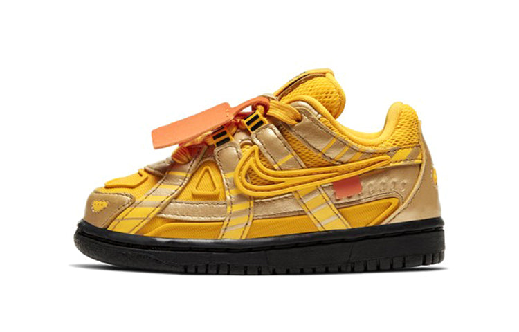 ナイキ ダンク Off-White × Nike TD Air Rubber Dunk "University Gold" CW7444-700