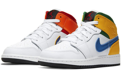 エアジョーダン1 Nike GS Air Jordan 1 Mid "Alternate Multi-Color" 554725-128