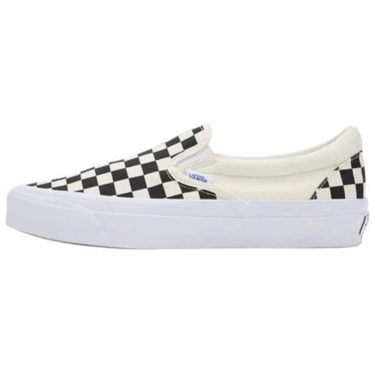 ヴァンズ スリッポン Vans Premium Slip-On Reissue 98 "Checkerboard Black/Off White" VN000CSE2BO1