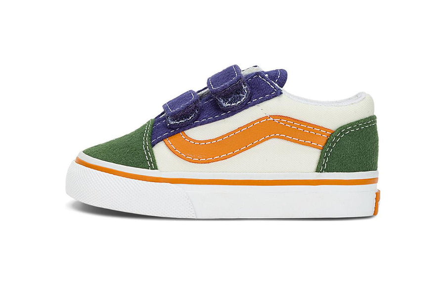 ヴァンズ オールドスクール Vans TD Old Skool V "Multi/True White" VN0A38JN6GL