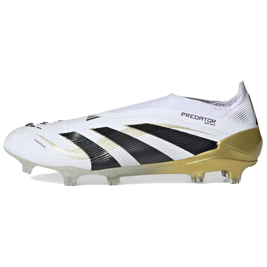 アディダス プレデター adidas Predator Elite Laceless FG Cleats "Cloud White/Core Black/Gold Metallic" JI1079