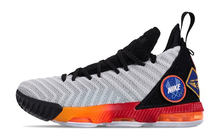 ナイキ レブロン Nike GS LeBron 16 Strive "White/Laser Orange Total" AQ2465-188