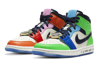 エアジョーダン1 Melody Ehsani × Nike Women's Air Jordan 1 Mid "Green" CQ7629-100