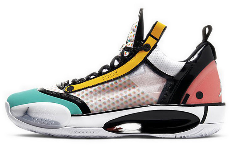 ジョーダン Nike Air Jordan XXXIV Low Guo Ailun Pop Art "White/Multi Color" CZ7748-100