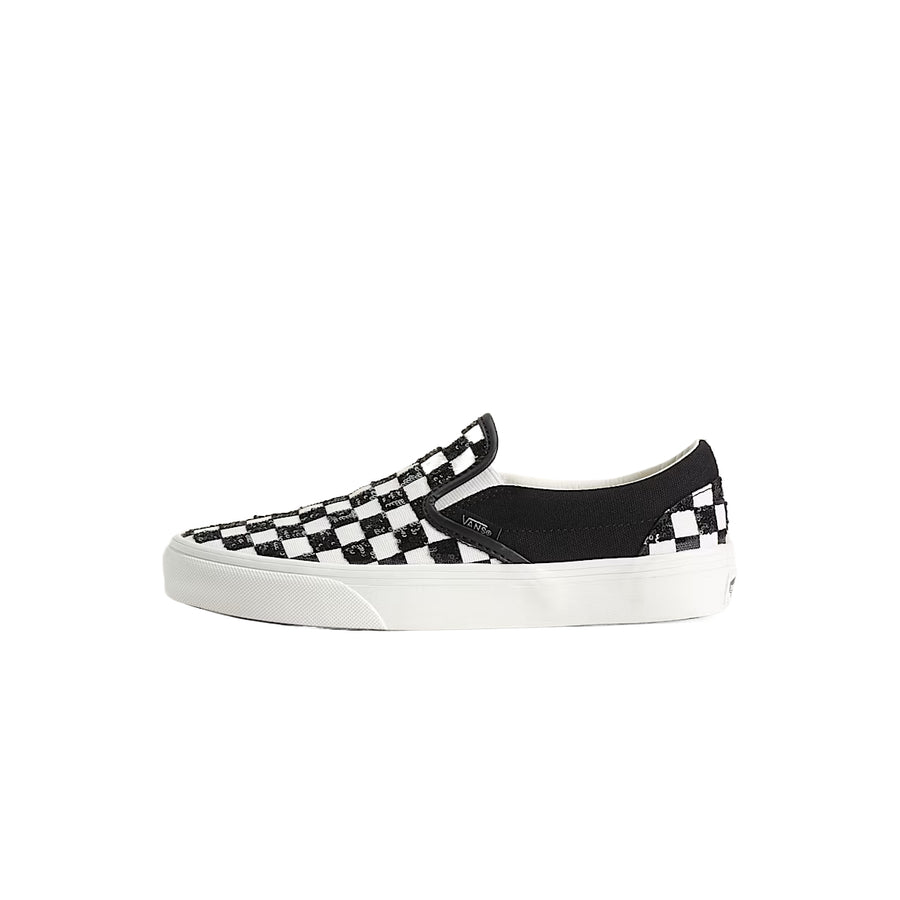 ヴァンズ スリッポン Vans Beaded Classic Slip-On Checkerboard "White/Black" VN000D6Y705