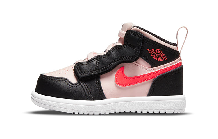 エアジョーダン1 Nike TD Air Jordan 1 Mid ALT "Black/Pink Crimson" AR6352-604