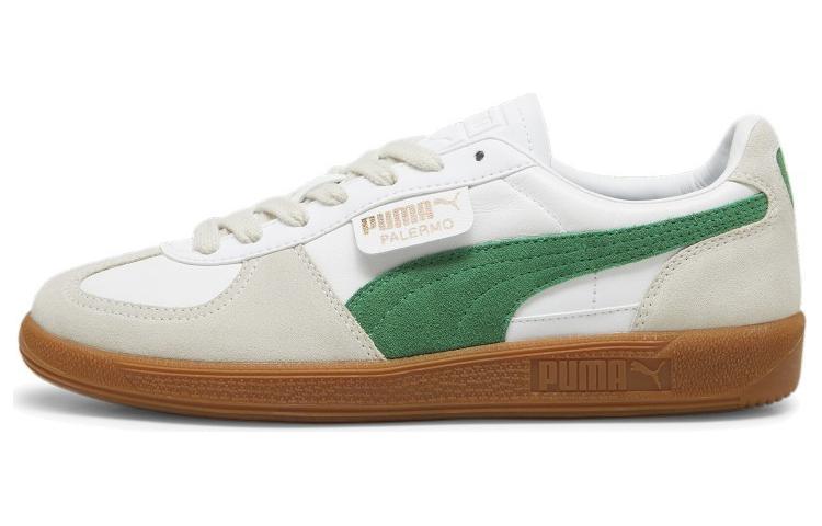 プーマ パレルモ Puma Palermo Leather "Puma White/Vapor Gray/Archive Green" 396464-07