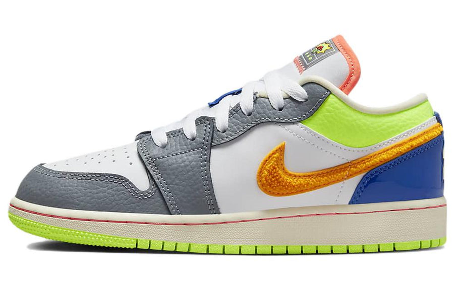 エアジョーダン1 Nike GS Air Jordan 1 Low "White/Coconut Milk/Ghost Green/Laser" FB1835-181
